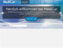 Tablet Screenshot of medicur.ch