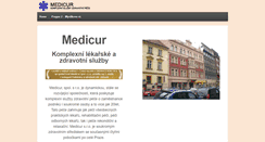 Desktop Screenshot of medicur.cz